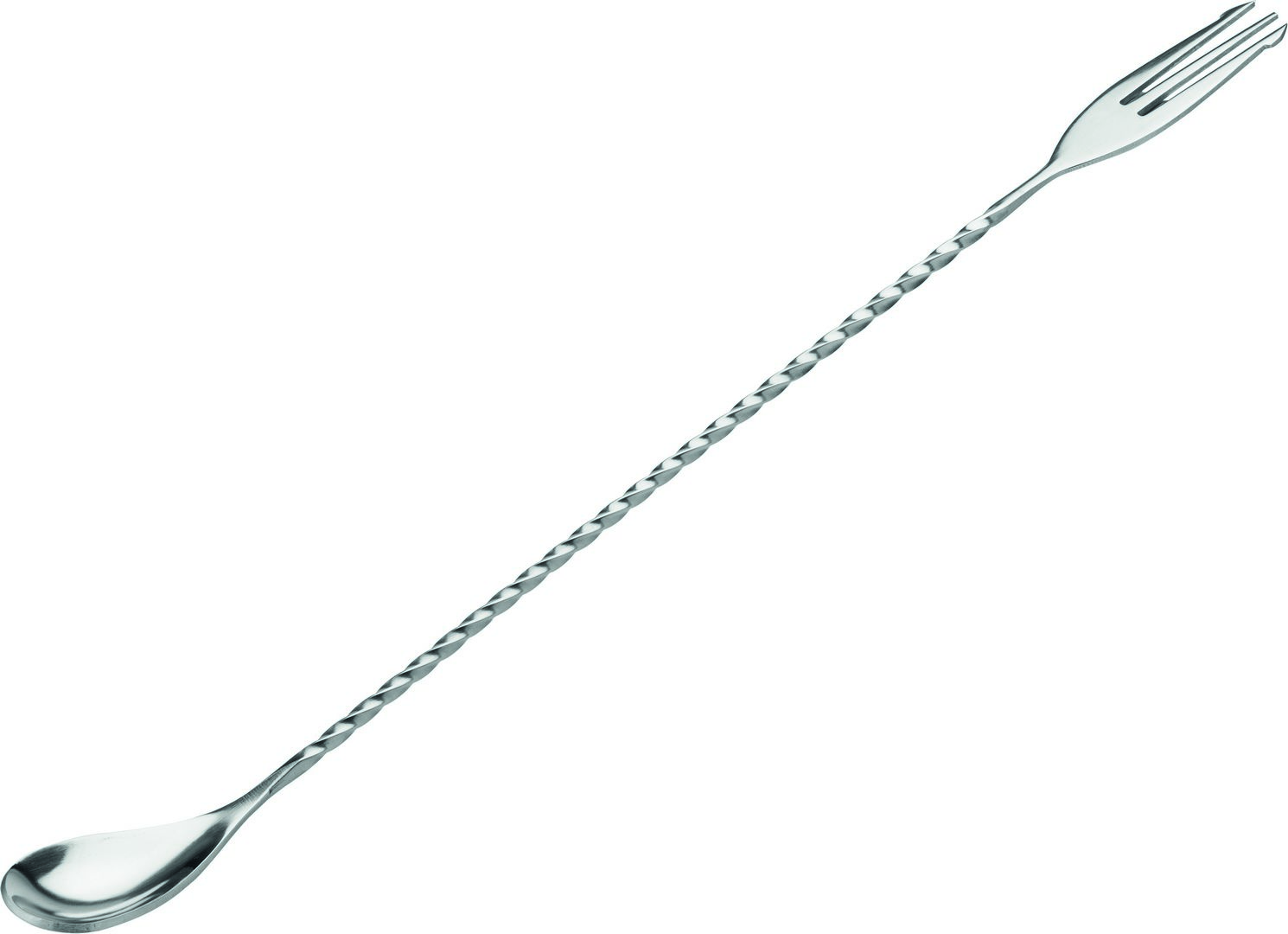 Fork End Cocktail Mixing Spoon 12